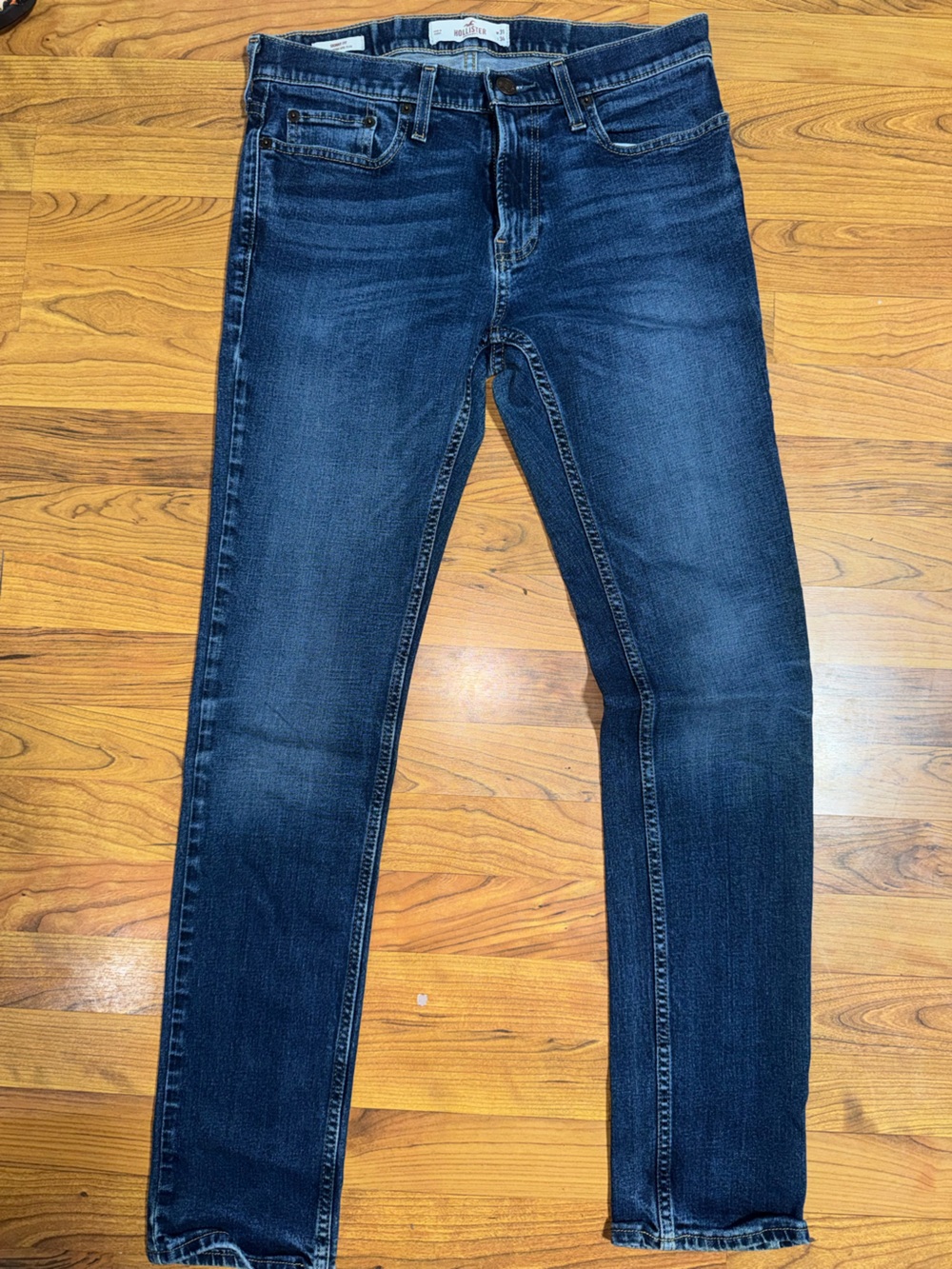 Women’s Dark Blue Stretch Jeans - Classic Slim Fit